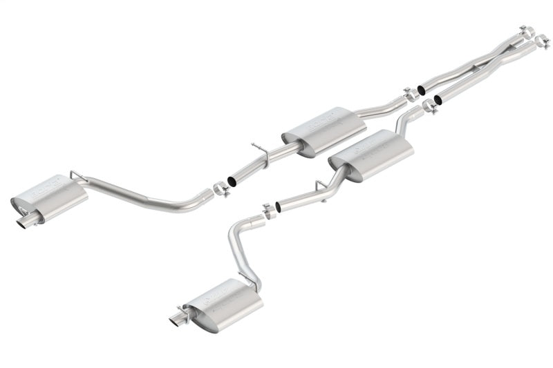 Borla 2015 Dodge Challenger 3.6L V6 ATAK Catback Exhaust No Tips Factory Valance for performance offroad upgrades.