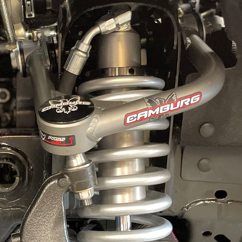 Camburg Ford Bronco 21-23 1.25in Performance Uniball Upper Arms (w/Covers) for offroad suspension upgrades.