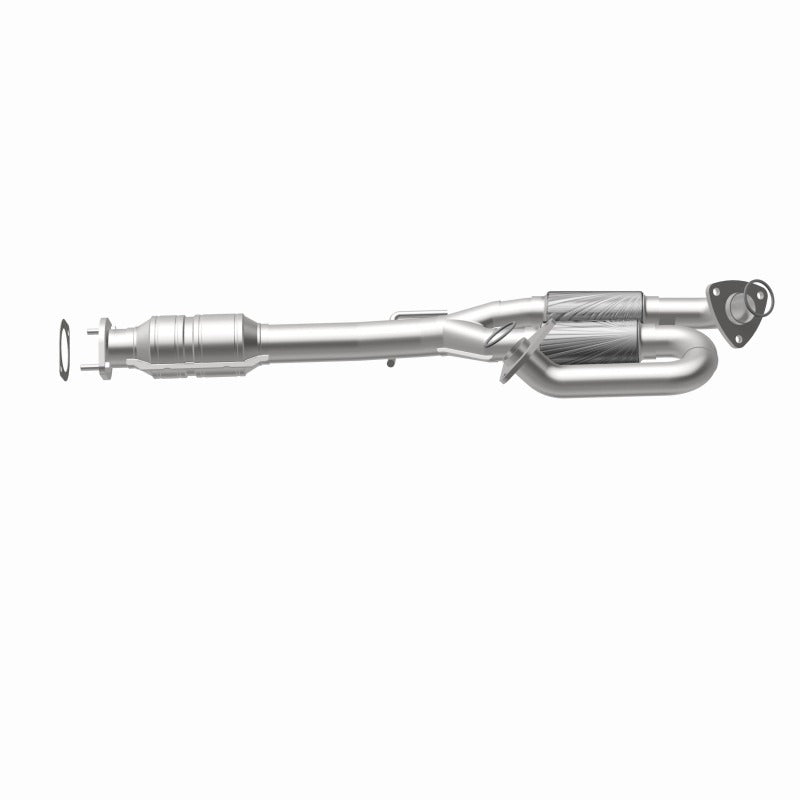 Magnaflow Conv DF 2011-2014 Maxima 3.5 L Underbody exhaust system for offroad performance upgrades.