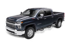 N-Fab Nerf Step 2019 Chevy/GMC 1500 Crew Cab - Cab Length Gloss - Black - 3in on Chevrolet truck