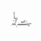 MagnaFlow 2021 Ford Bronco Overland Series Cat-Back Exhaust w/ Single Straight Driver Exit- No Tip parts for offroad upgrades