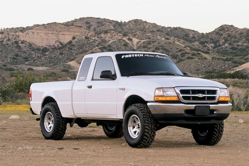 Fabtech 98-08 Ford Ranger 2WD w/Coil Spring Front Suspension Upper Control Arm Kit on rugged terrain Main image