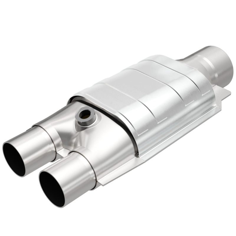 MagnaFlow Universal Catalytic Converter 3inch/2inch Single/dual w/ O2 Secondary image