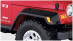 Bushwacker 97-06 Jeep TJ Max Pocket Style Flares 4pc - Black on off road Jeep Wrangler