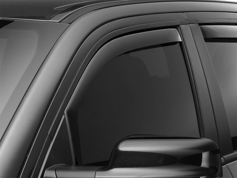 WeatherTech 19-23 Dodge RAM 1500 Quad Cab/CC (Incl. 21-23 TRX) Front Side Window Deflectors - Dk Tnt Secondary image