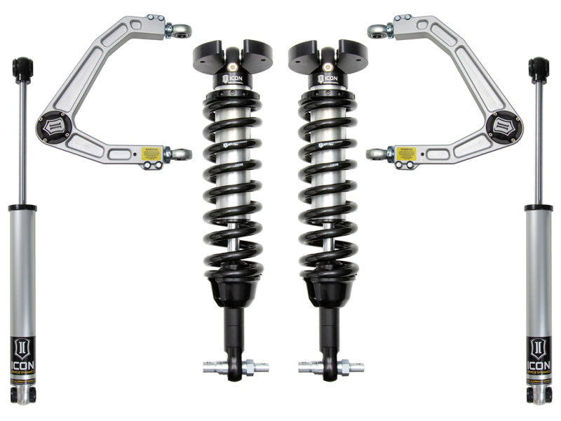 ICON 2019+ GM 1500 1.5-3.5in Stage 2 Suspension System w/Billet Uca for offroad performance upgrades Main image