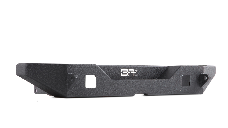 Body Armor 4x4 07-18 Jeep Wrangler JK Full Width Rear Bumper w/ Tire Carrier Mount for offroad adventures and durability.