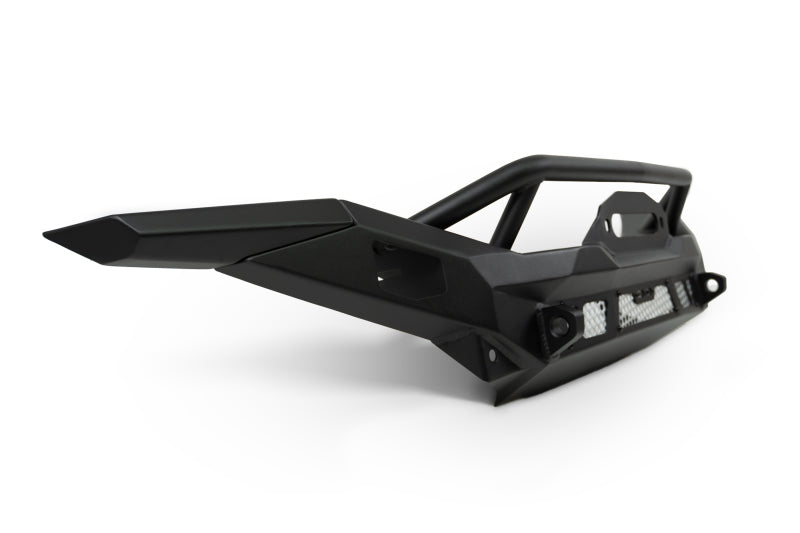 DV8 Offroad 07-18 Jeep Wrangler JK / 18-23 Wrangler JL / 20-23 Gladiator JT MTO Series Front Bumper for offroad use.