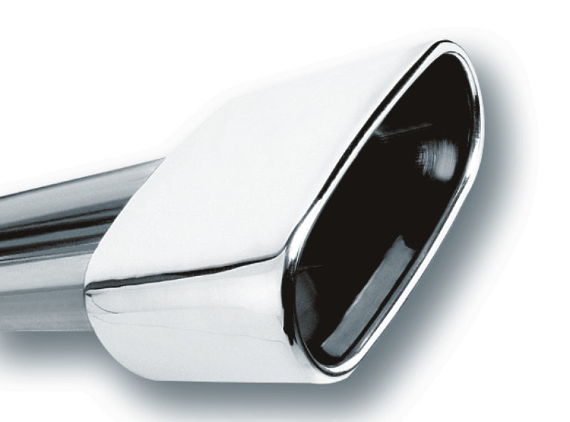 Borla 2.5in Inlet 6.69in x 3in Rectangular Rolled Angle Cut Single Inlet x 5.63in Long Exhaust Tip Secondary image