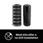 Air Lift 1000HD Rear Air Spring Kit for 2019+ Dodge Ram 1500, no drill installation for easy setup.