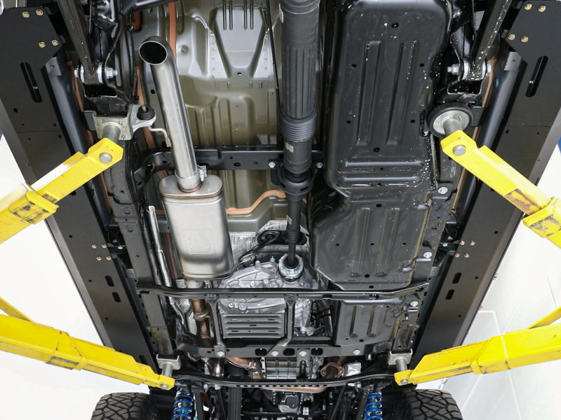 aFe ROCK Basher Exhaust Cat-Back 3in SS-409 2020 Jeep Gladiator (JT) V6-3.6L Secondary image
