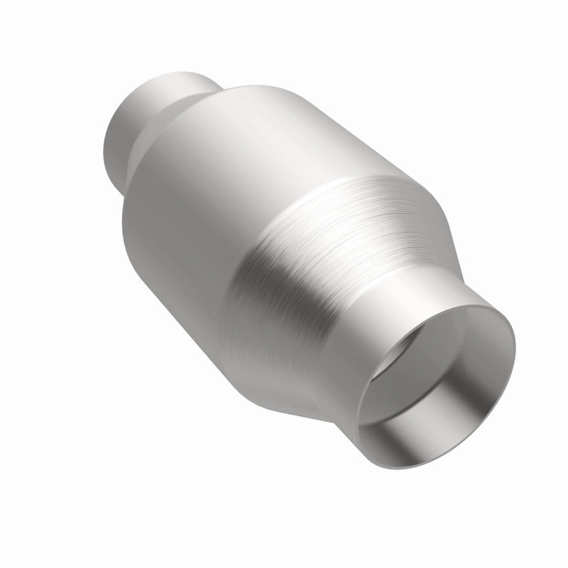 MagnaFlow Conv Univ 2.5in Inlet/Outlet Center/Center Round catalytic converter for offroad performance upgrades