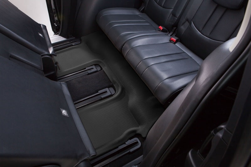 3D MAXpider 20132018 Mercedes-Benz GLS-Class/GL-Class X166 Kagu 3rd Row Floormats - Black in vehicle interior