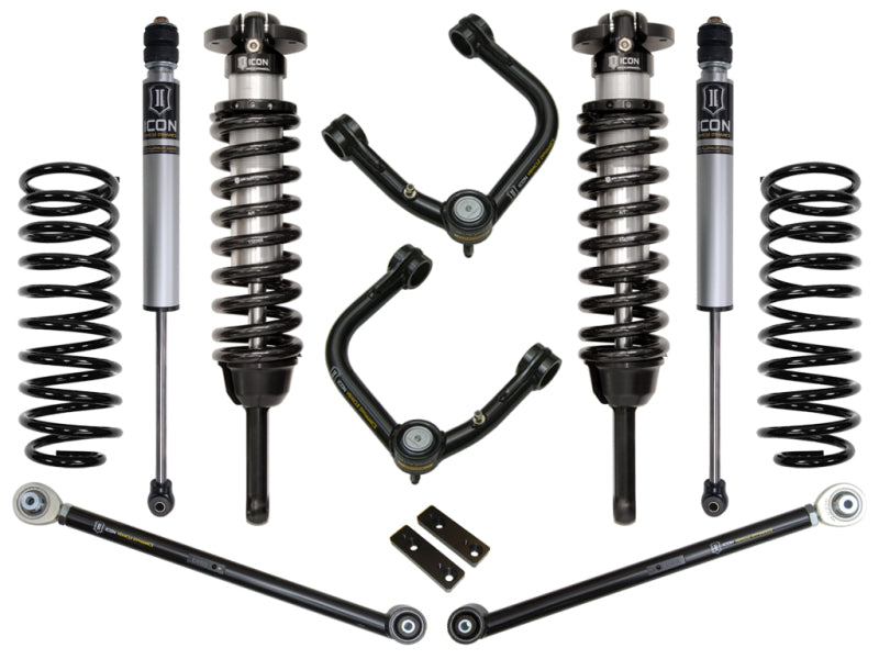ICON 2010+ Toyota FJ/4Runner 0-3.5in Stage 3 Suspension System w/Tubular Uca for offroad performance upgrades