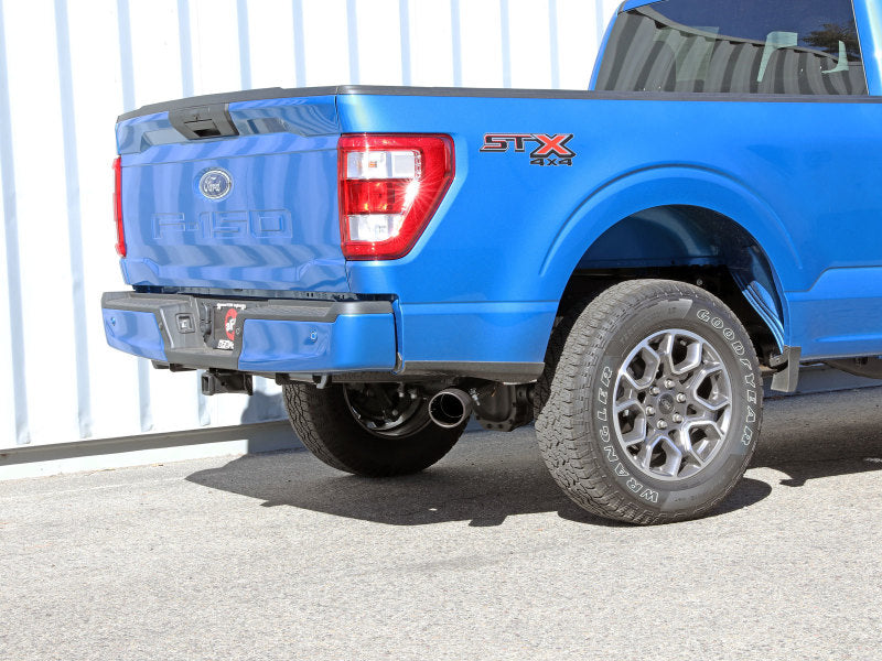 aFe Apollo GT 3in 409 SS Cat-Back Exhaust 2021 Ford F-150 V6 2.7L/3.5L (tt)/V8 5.0L w/ Black Tips Secondary image