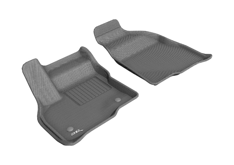 3D MAXpider 2017-2020 Chevrolet Bolt Ev Kagu 1st Row Floormat - Gray Main image