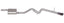 Gibson 10-12 Ford Escape Limited 3.0L 2.25in Cat-Back Single Exhaust - Aluminized for offroad performance upgrades