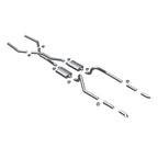 MagnaFlow SYS C/B 67-70 Mustang 2.50inch w/Tru-X exhaust system components