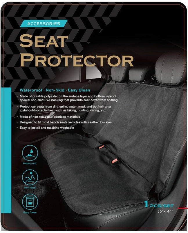 3D MAXpider Universal Bench Seat Defender - Black Secondary image