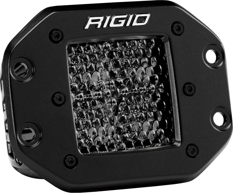 Rigid Industries D Series PRO Midnight Edition - Spot - Diffused - Pair for offroad lighting and electrical upgrades.