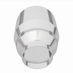 MagnaFlow Tip Stainless Double Wall Round Single Outlet Polished 4.5in DIA 2.5in Inlet 5.75in Length