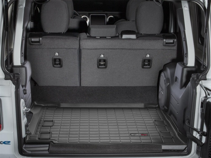 WeatherTech 21+ Jeep Wrangler 4xe Cargo Liners - Black (Behind 2nd Row Seating) Secondary image