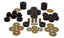 Energy Suspension 73-95 K5 Blazer Black Body(cab) Mount Set for offroad performance upgrades.