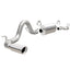 MagnaFlow Cat-Back 2016 Toyota Tacoma 3.5L V6 SS 3in Single Pass Side Exit Rear 4in Tip exhaust system