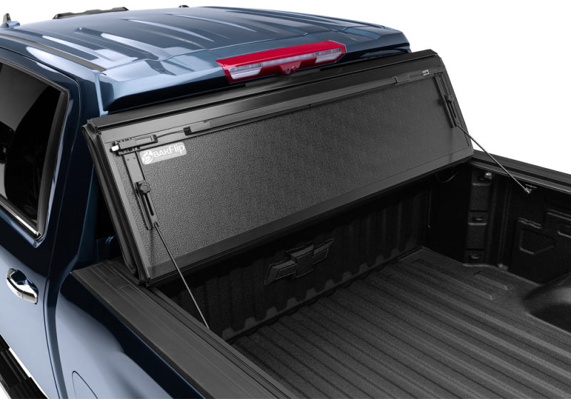 BAK 2020 Chevy Silverado 2500/3500 HD 6ft 9in Bed BAKFlip G2 open truck bed cover