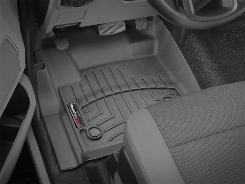 WeatherTech 2015+ Ford F-250 / F-350 / F-450 / F-550 Vinyl Front FloorLiner - Black for all weather protection