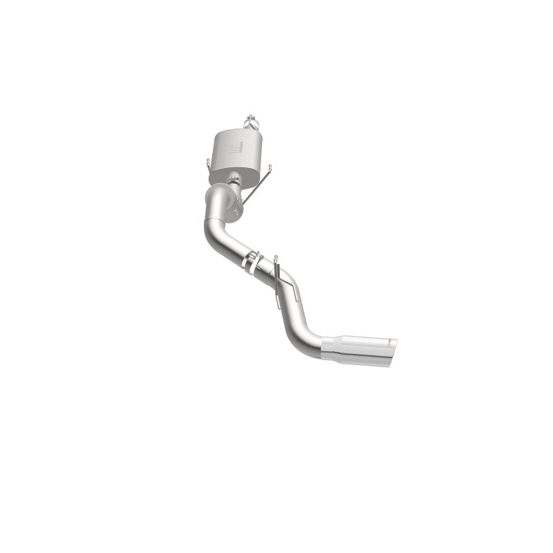 MagnaFlow Cat-Back, SS, 4in, Single Pass Side Rear Exit 5in Tip 14-15 Ram 2500 6.4L V8 CC LB/MC SB exhaust system for trucks.