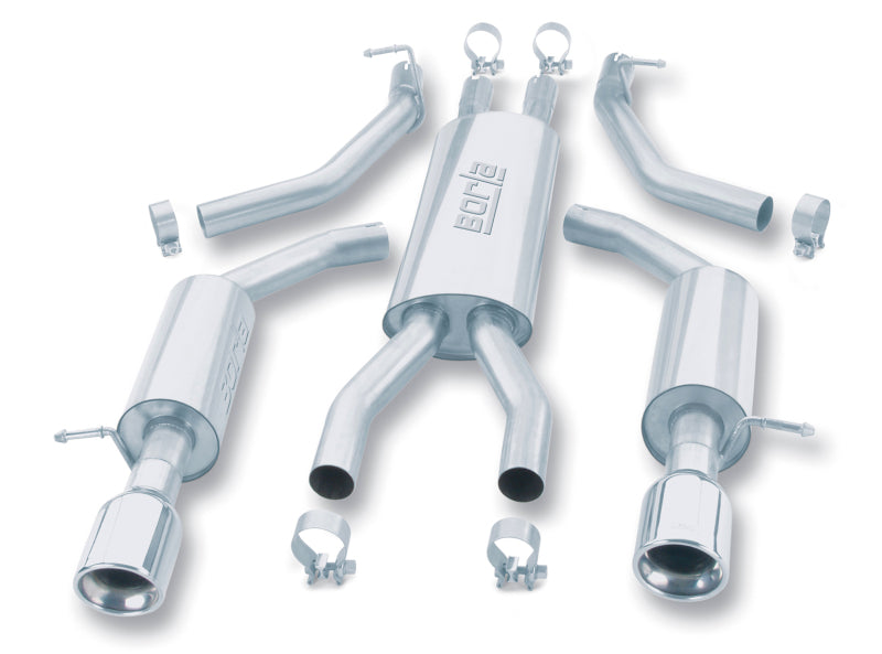 Borla 03 Thunderbird 3.9L V8 AT RWD 2 DR Catback Exhaust parts