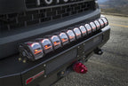 Rigid Industries 20in Adapt Light Bar on truck bumper, offroad lighting