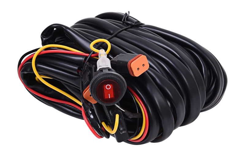 KC HiLiTES Wiring Harness for (2) Backup/Reverse Lights w/2-Pin Deutsch Connectors (110w Max Total) Secondary image