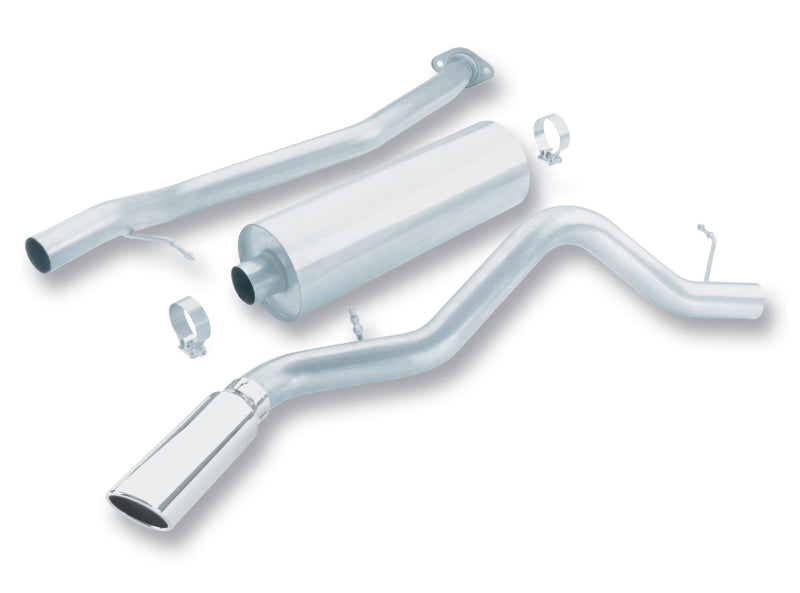 Borla 99-07 GMC Sierra / 99-07 Chevrolet Silverado SS Catback Exhaust components for offroad performance upgrades.