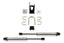 Fabtech 05-21 Ford F250/350 4WD Dual Steering Stabilizer System (Opposing Style) w/DL 2.25 Shocks with mounting parts