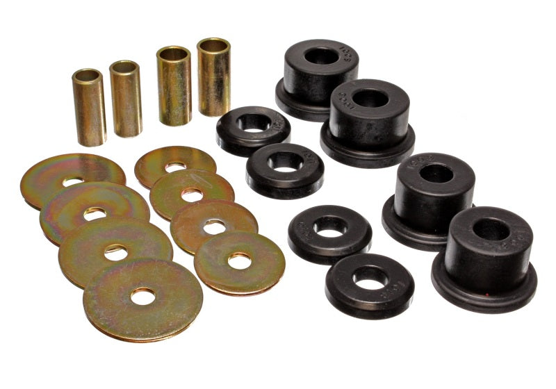 Energy Suspension 90-94 Mitsubishi Eclipse FWD Black Sub-Frame Bushing Set components