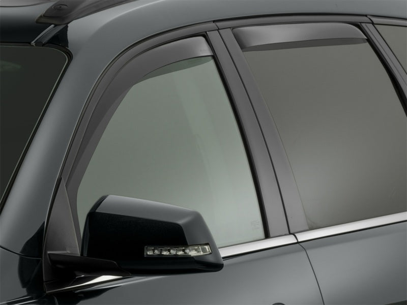 WeatherTech 09-11 Chevrolet Traverse Front and Rear Side Window Deflectors - Dark Smoke Secondary image