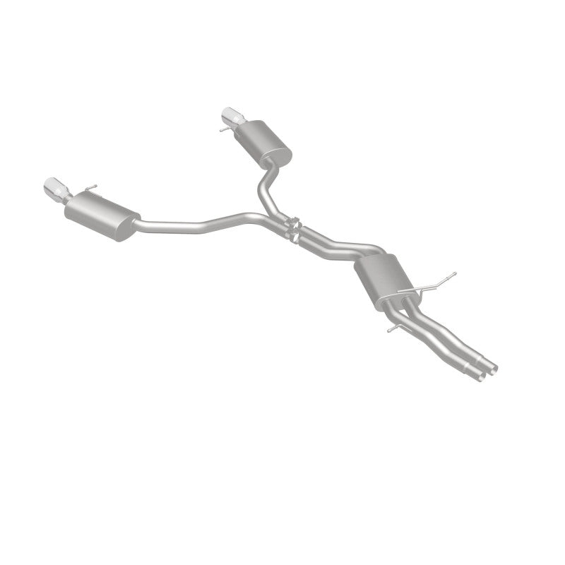 MagnaFlow Sys C/B 12-15 Audi A6 / A7 3.0L V6 SS 2.5in Dual Split Rear Ext 4in Tips performance exhaust system