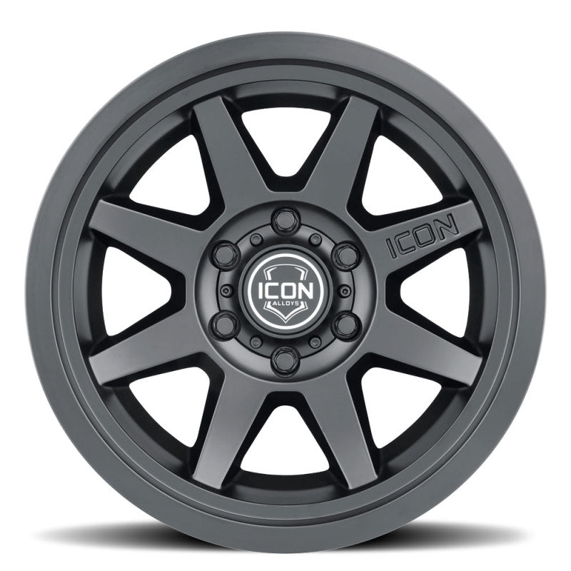 ICON Rebound SLX 17x8.5 6 x 135 6mm Offset 5.75in BS 87.1mm Bore Satin Black Wheel Secondary image