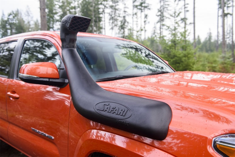 ARB Safari 4X4 Snorkel Armax Tacoma Gen3 3.5L 2Gr-Fks 9/15+ on orange truck