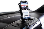 Addictive Desert Designs 21-23 Dodge Ram TRX Digital Device Dash Mount holding a smartphone on a truck dashboard.