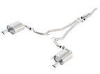 Borla Atak Cat Back 15-17 Ford Mustang 2.3L EcoBoost MT/AT 2.25in pipe 4in tip exhaust system