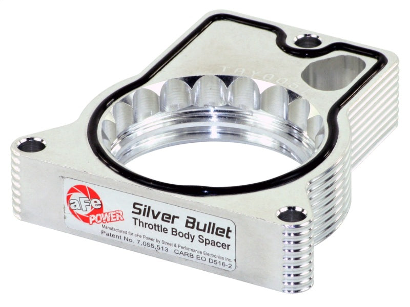 aFe Silver Bullet Throttle Body Spacers TBS GM C/K 1500/2500/3500 96-00 V8-5.0L 5.7L Secondary image