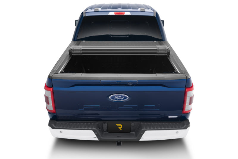 BAK 21-22 Ford F-150 (Incl. 2022 Lightning) Revolver X4s 5.7ft Bed Cover on blue truck