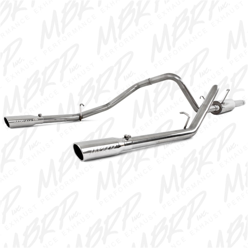 MBRP 2003 Dodge Ram Hemi 1500 5.7L SC/CC-SB Cat Back Dual Split Rear Secondary image