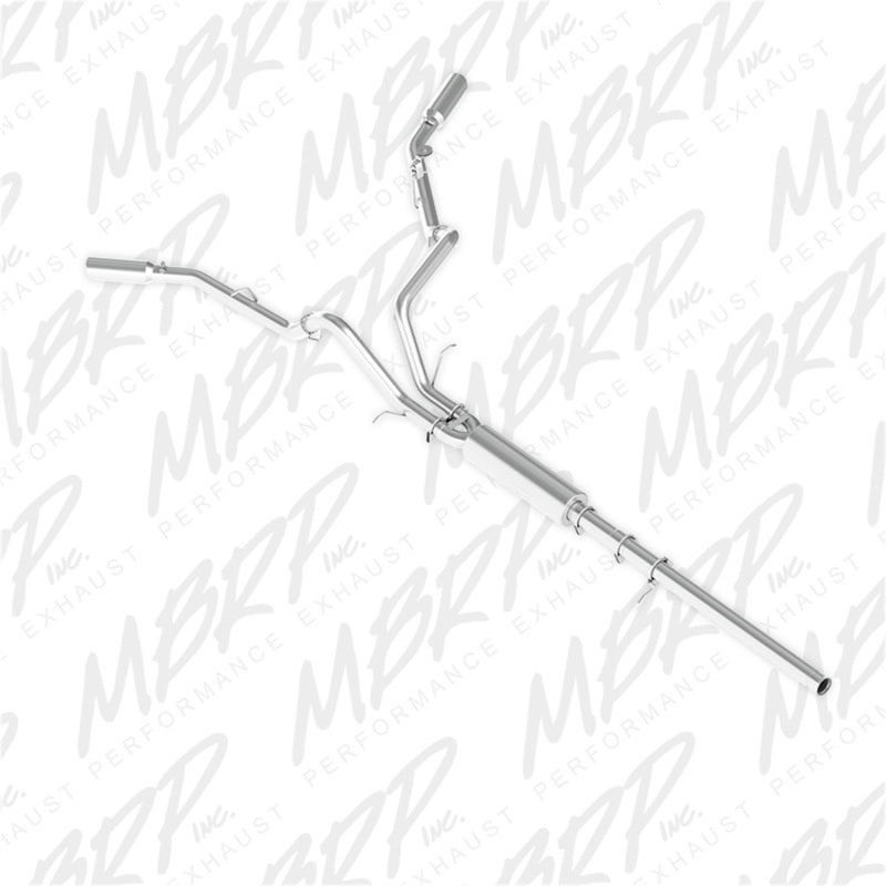 MBRP 14 Chevy/GMC 1500 Silverado/Sierra 4.3L V6/5.3L V8 Dual Split Side Alum 3in Cat Back Exhaust Secondary image