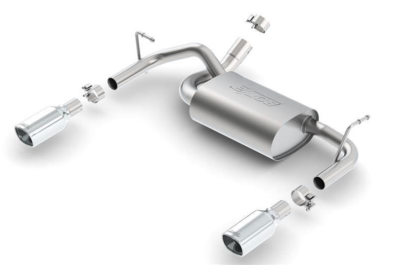 Borla 12-16 Jeep Wrangler 3.6L AT/MT 4WD Single Split Rr Exit Touring Exhaust components