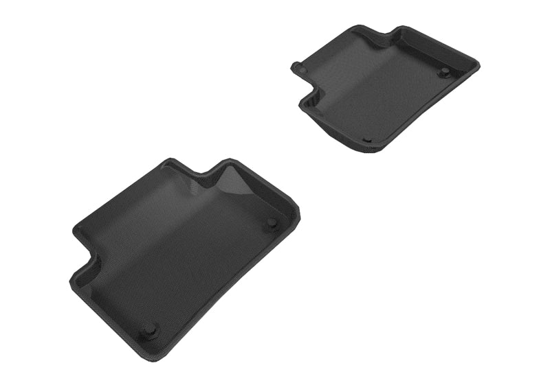 3D MAXpider 2018-2020 Audi Q5 Kagu 2nd Row Floormats - Black Main image