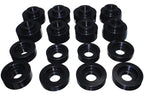 Energy Suspension 08-16 Ford F-250/F-350/F-450/F-550 Super Duty Crew Cab Black Body Mount Set for offroad performance upgrades